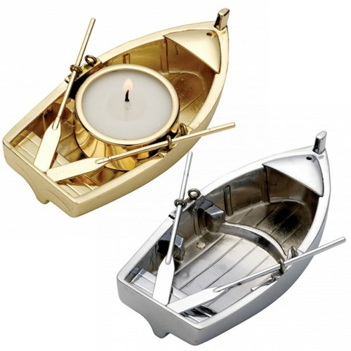 Rowing boat tealight holder - boat,