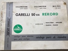 GARELLI 50cc REKORD ORIGINAL 1973 SPARE PARTS CATALOGUE
