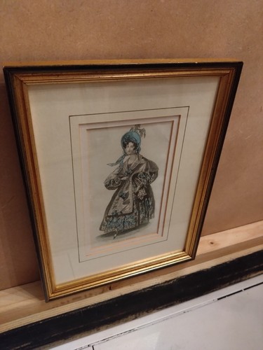 Gilt framed victorian walking - gilt,