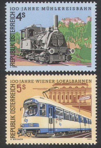 Austria 1988 trains steam - 1988, trains/steam