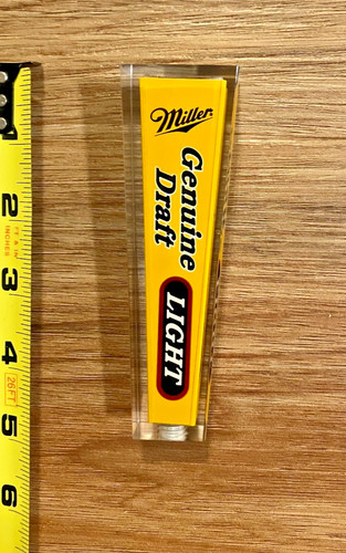 Miller light beer tap handle - miller,