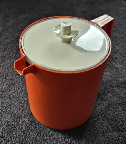 Vintage tupperware orange jug - tupperware,