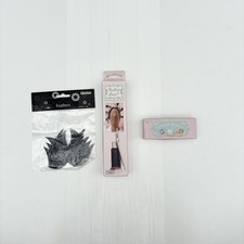 Tilda Bundle - Doll Painting Faces Kit , Wooden Spools & Feathers