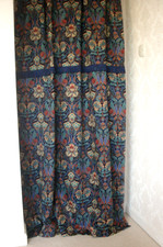 Crowson Boucheron Door Curtain Art Nouveau Design  Thermal Lined  90" Long  VGC