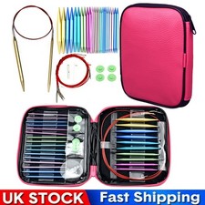 Aluminum Circular Knitting Needles Set Interchangeable Crochet Hook Weaving Yarn