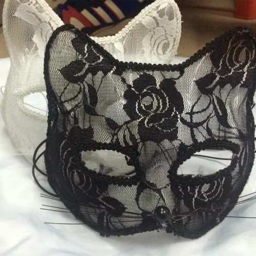 Women lace cat face - lace,