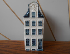 Blue delft canal house - house, ceramic