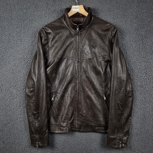 Armani exchange leather - leather, jacket