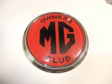 Owners club car badge - mg,
