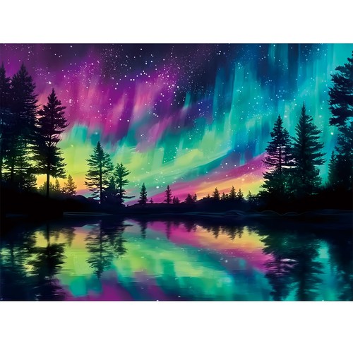 Aurora nature 500 piece jigsaw - aurora,