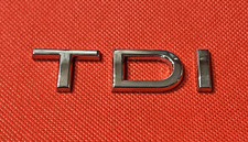 AUDI TDi - CAR BADGE / EMBLEM - REQUIRES NEW ADHISIVE TO REAR