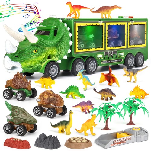 Dinosaur truck toy - dinosaur, transport