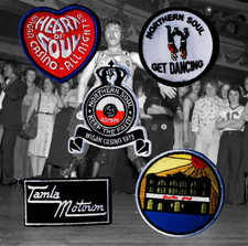 Set Of 5 Sew On Mini Patches - Northern Soul