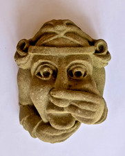 Vintage Pastimes Gargoyle Wall Plaque  "The Bishop" Nose Picker