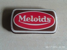 VINTAGE 1970's MELOIDS THROAT PASTILLES TIN BOX - BOOTS NOTTINGHAM - RARE