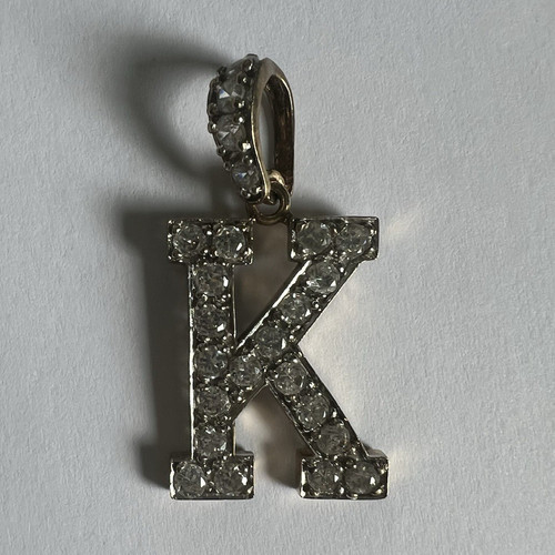 9ct goldletter pendant - 9ct,