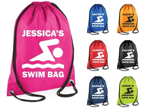 Personalised swimming bag - swimming,