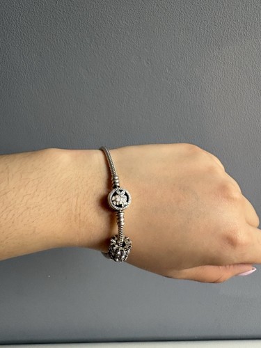 Pandora bracelet with charms - bracelet,