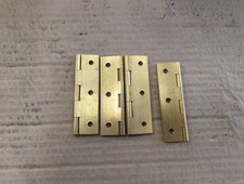 3" Brass Butt Door Hinges 2 Pairs