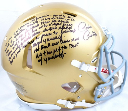 Rudy ruettiger signed - rudy,