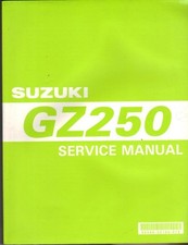 SUZUKI GZ250 MARAUDER,GZ250 X 1999 ON ORIGINAL FACTORY WORKSHOP MANUAL