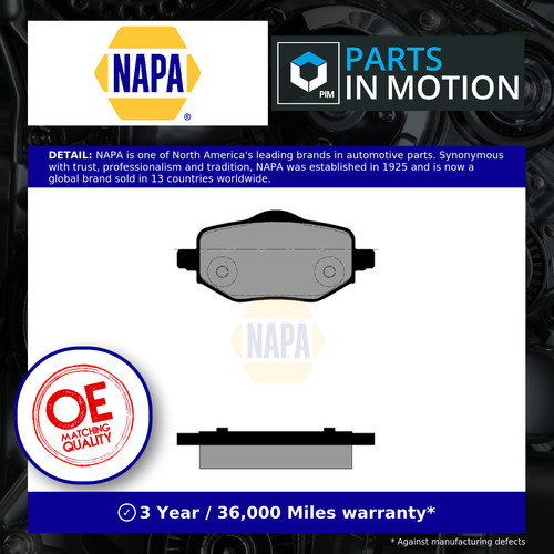 Brake pads set fits vauxhall - pads,