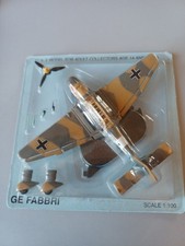 Fabbri 1:100 Diecast Model Aircraft Junkers JU87 Stuka Luftwaffe