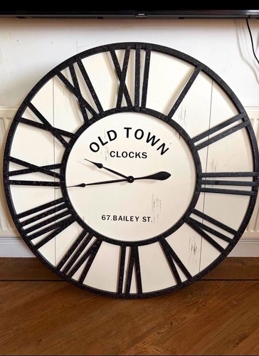 Old town clocks round - clocks, wall