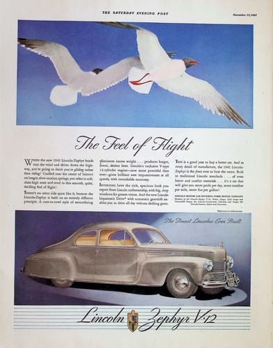 Original 1941 lincoln zephyr - lincoln,