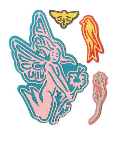 Sizzix thinlits die fairy - thinlits,