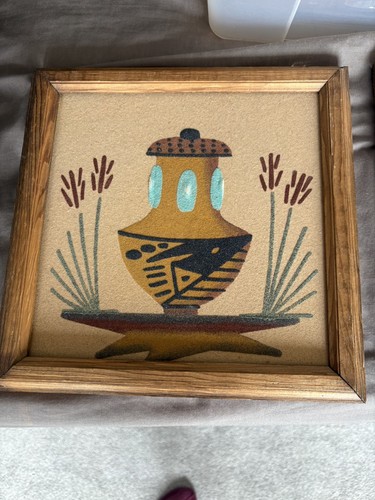 Navajo indian sandpainting - navajo,