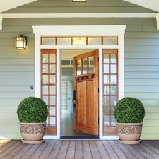 Artificial Boxwood Balls 2 Pack