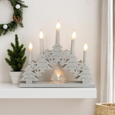 Christmas Candle Bridge with 6
