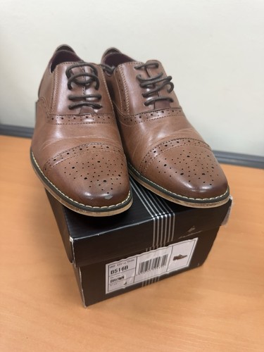 Goor tan leather brogue shoe - goor,