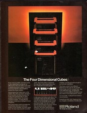 vtg 70s ROLAND CUBE AMPLIFIERS