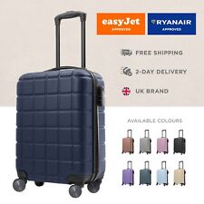 Cabin Suitcase 52x35x20cm Lightweight w/ Wheel & Lock Luggage Bag RETURNED