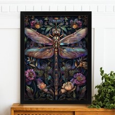 Vibrant Dragonfly Art Print