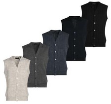 Men  Sleeveless Cardigan Front