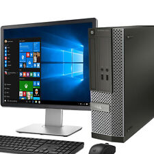 FAST COMPUTER i5 6th QUAD Wi-Fi DESKTOP PC & TFT SET 16GB WINDOWS 10 SSD & HDD