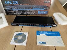 Lexicon MPX 200 - 24-Bit Dual Channel Processor 