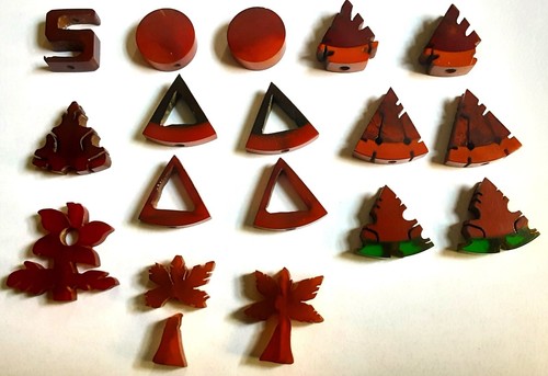 Catalin bakelite hand - catalin, cut