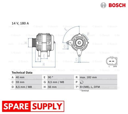 Alternator for beetle bora - for, vw