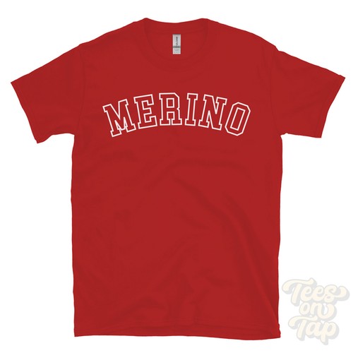 Merino shirt retro varsity - t-shirt,