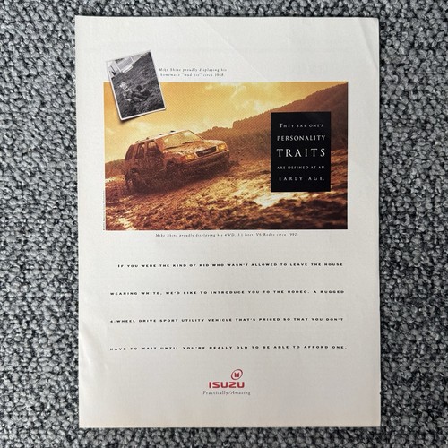 Vintage isuzu rodeo print - vintage,