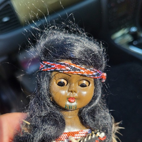 Vintage retro maori doll - vintage,