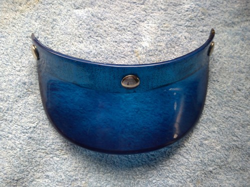 1960s blue translucent helmet - blue,