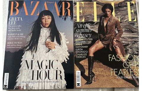 Elle and harpers bazaar - elle,