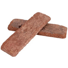 Old Mill Brick Boston Mill Thin Brick Singles Flats 7.625" x 2.25" (Box of 50)