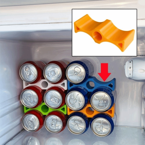 Fridge beverage can - fridge, stacking