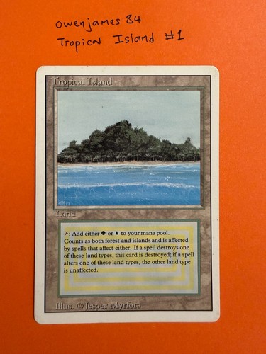 Tropical island mtg - island**,